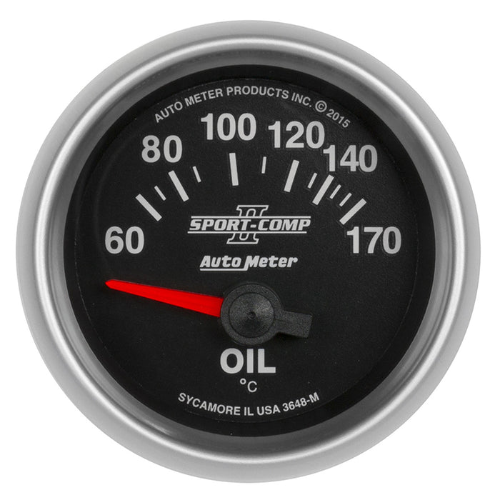 Sport-Comp II Series Oil Temperature Gauge AU3648-M