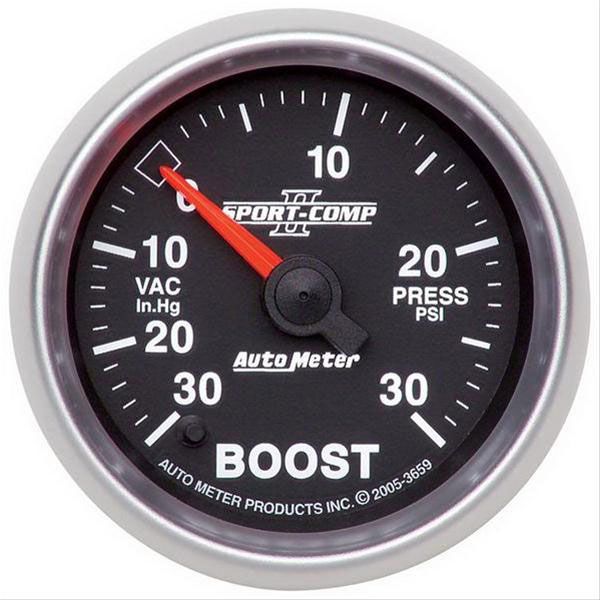 Sport-Comp II Boost/Vacuum Gauge AU3659