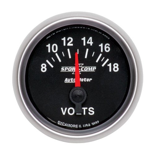 Sport-Comp II Voltmeter Gauge AU3692