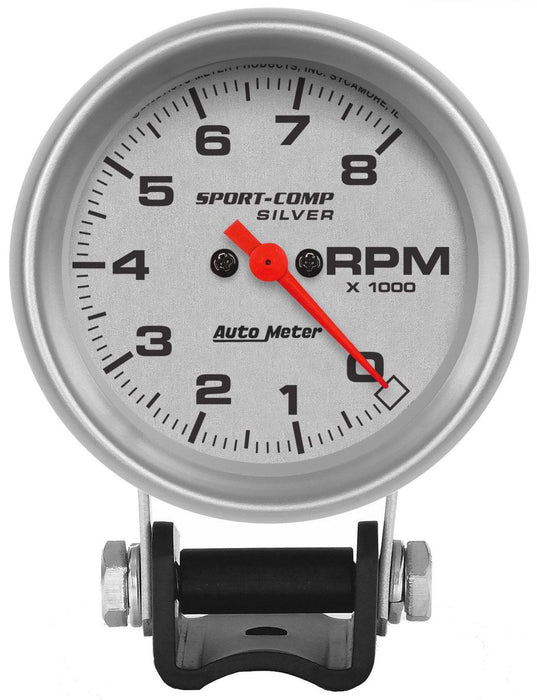 Sport-Comp Silver Mini-Tachometer AU3707