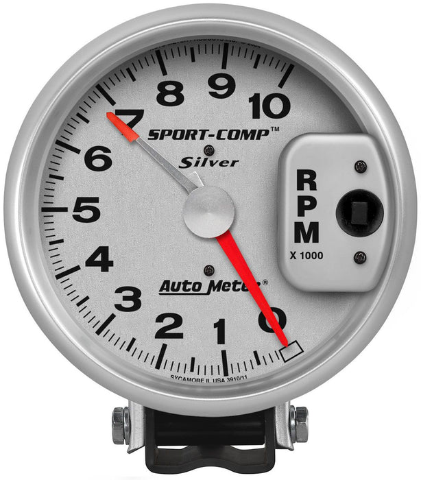 Sport-Comp Silver Tachometer AU3910