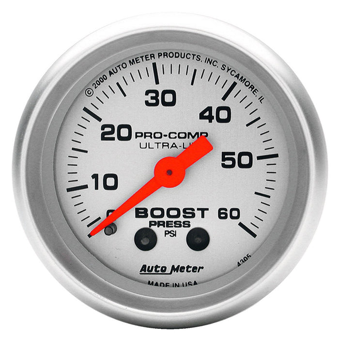 Ultra-Lite Series Boost Gauge AU4305