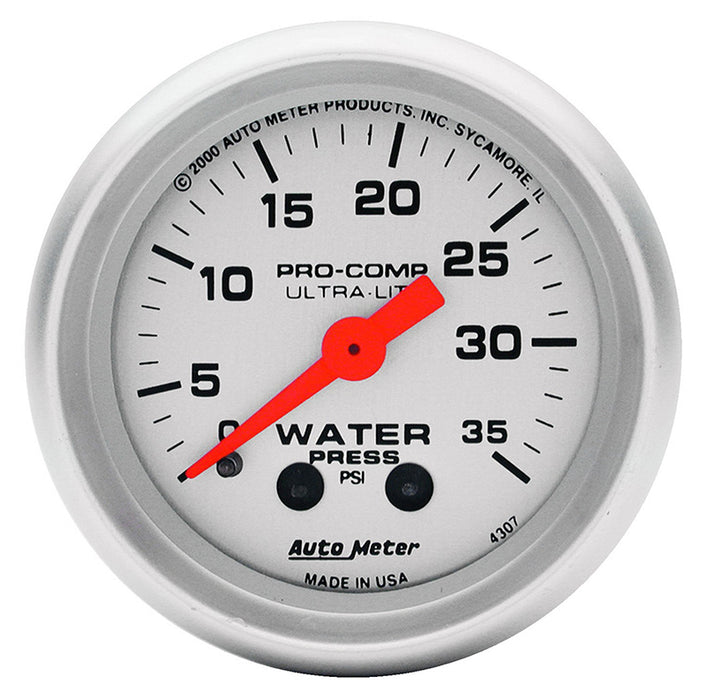 Ultra-Lite Series Water Pressure Gauge AU4307