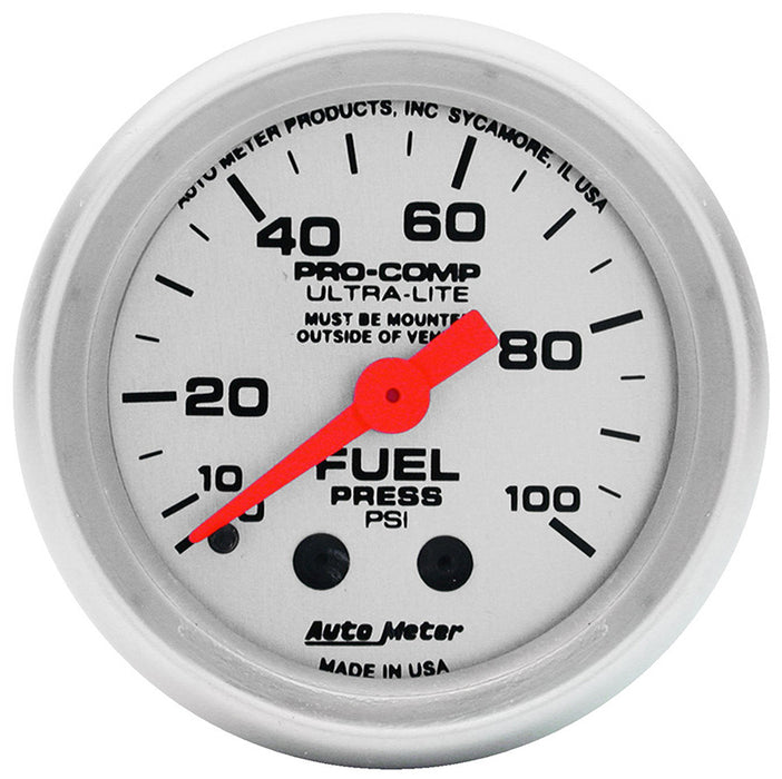 Ultra-Lite Series Fuel Pressure Gauge AU4312