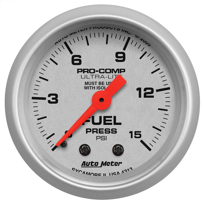 Ultra-Lite Series Fuel Pressure Gauge AU4313