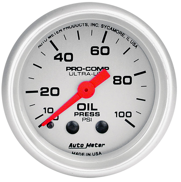 Ultra-Lite Series Oil Pressure Gauge AU4321