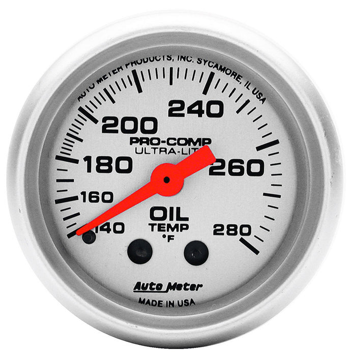 Ultra-Lite Series Oil Temperature Gauge AU4341