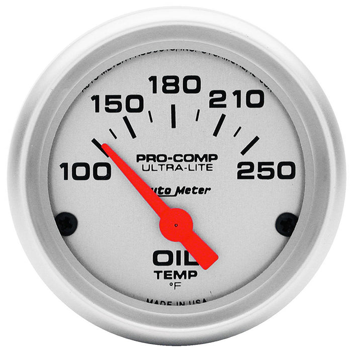 Ultra-Lite Series Oil Temperature Gauge AU4347