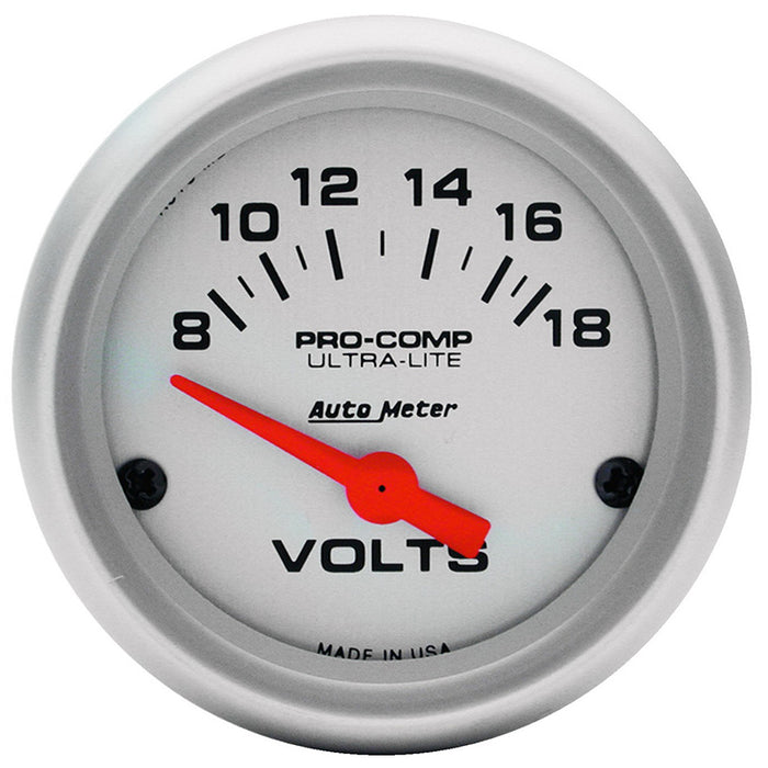 Ultra-Lite Series Voltmeter Gauge AU4391