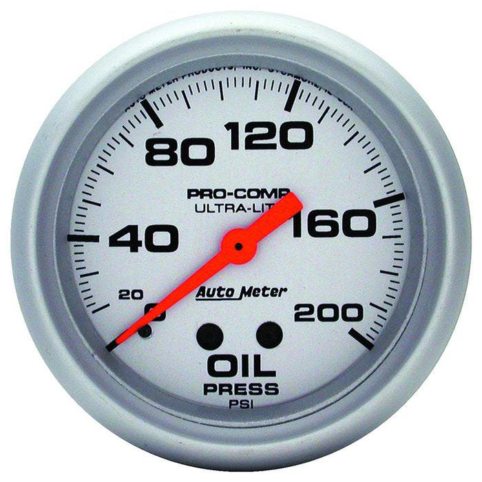 Ultra-Lite Series Oil Pressure Gauge AU4422