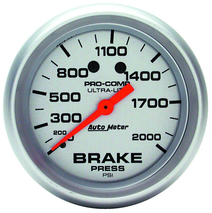 Ultra-Lite Series Brake Pressure Gauge AU4426