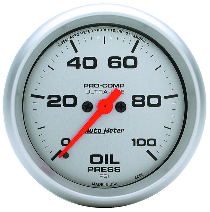 Ultra-Lite Series Oil Pressure Gauge AU4453