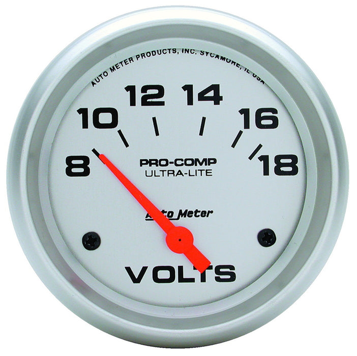 Ultra-Lite Series Voltmeter Gauge AU4491