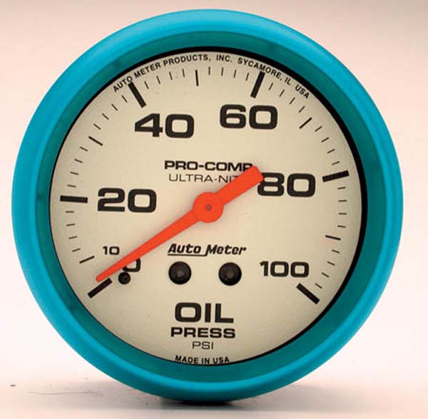 Ultra-Nite Series Oil Pressure Gauge AU4521