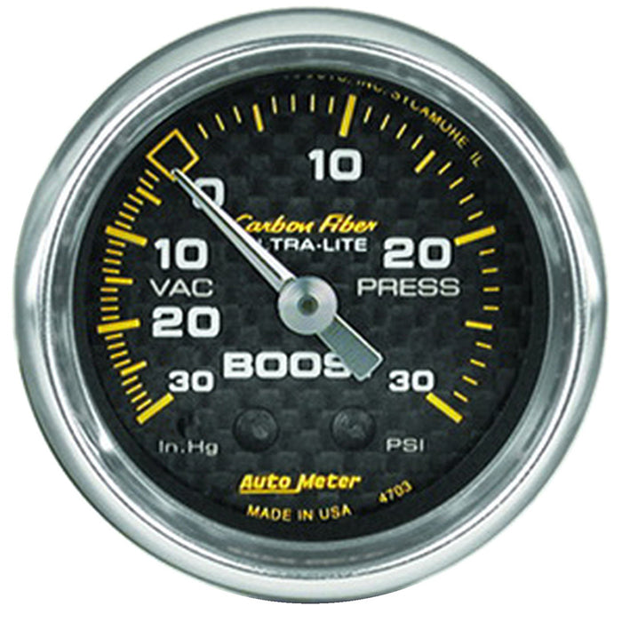 Carbon Fiber Series Boost/Vacuum Gauge AU4703