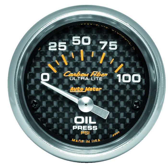 Carbon Fiber Series Oil Pressure Gauge AU4727