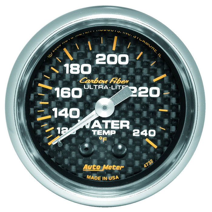 Carbon Fiber Series Water Temperature Gauge AU4732