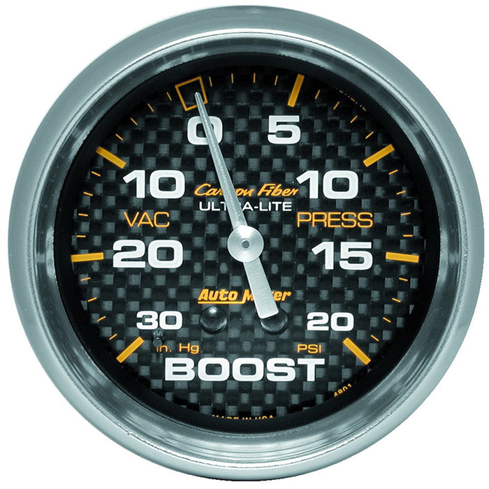 Carbon Fiber Series Boost/Vacuum Gauge AU4801