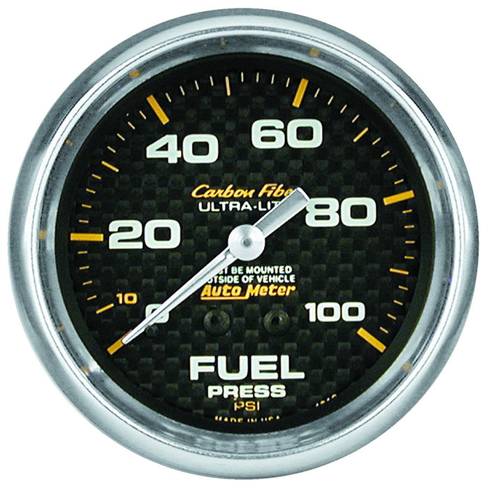 Carbon Fiber Series Fuel Pressure Gauge AU4811