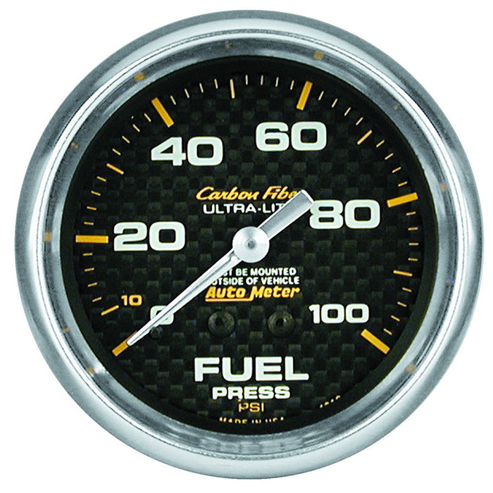 Carbon Fiber Series Fuel Pressure Gauge AU4812