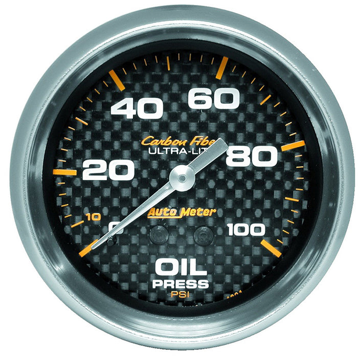 Carbon Fiber Series Oil Pressure Gauge AU4821