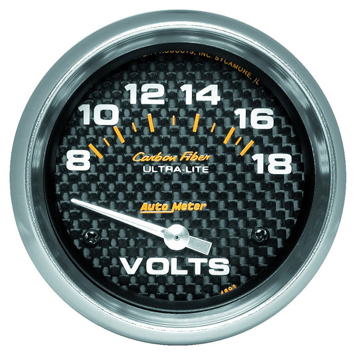 Carbon Fiber Series Voltmeter Gauge AU4891