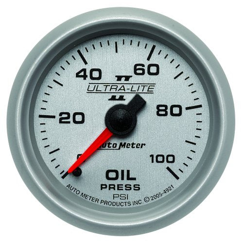 Ultra-Lite II Series Oil Pressure Gauge AU4921