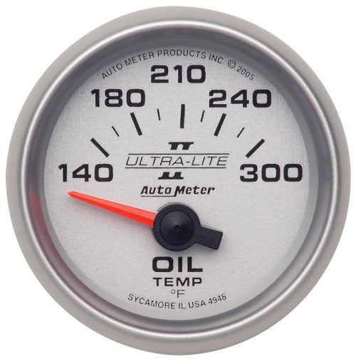 Ultra-Lite II Series Oil Temperature Gauge AU4948