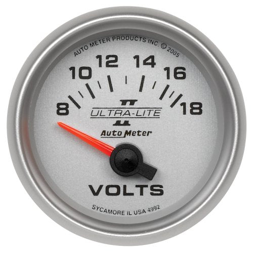 Ultra-Lite II Series Voltmeter Gauge AU4992