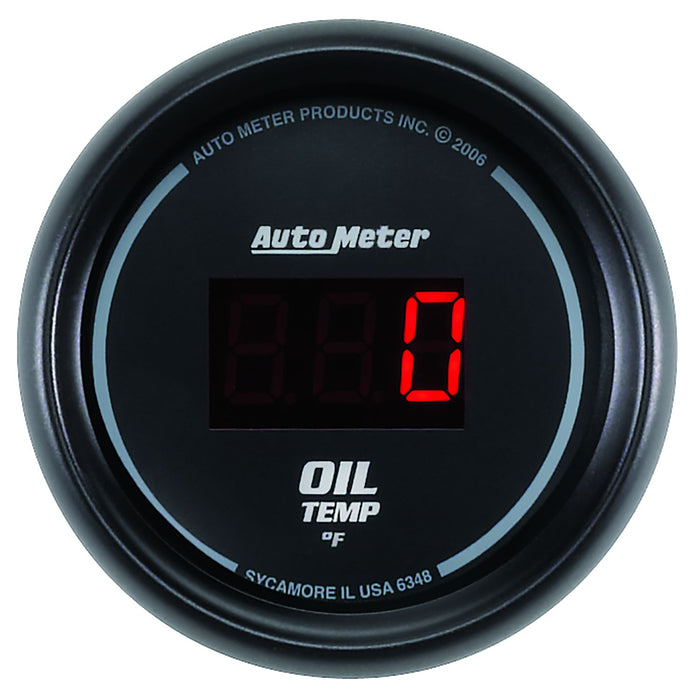 Sport-Comp Digital Series Oil Temperature Gauge AU6348