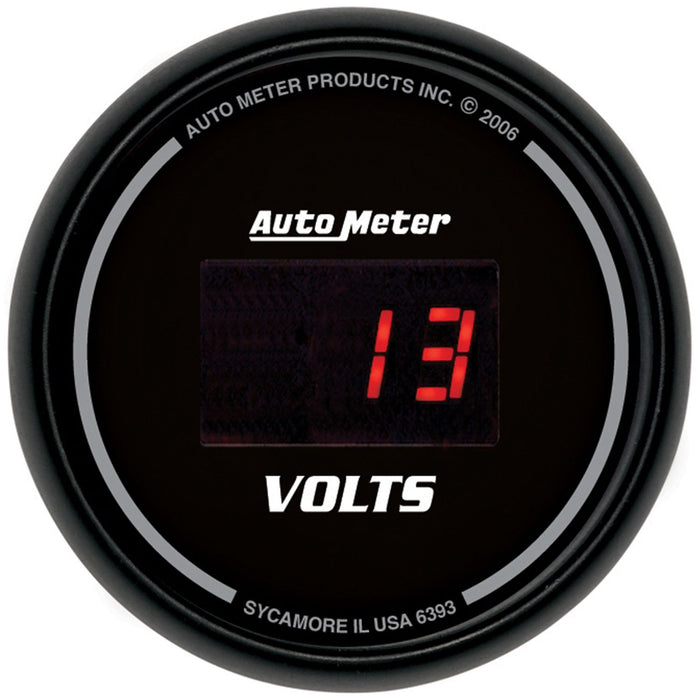 Sport-Comp Digital Series Voltmeter Gauge AU6393