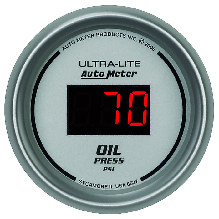 Ultra-Lite Digital Series Oil Pressure Gauge AU6527