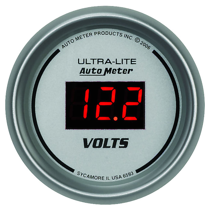 Ultra-Lite Digital Series Voltmeter Gauge AU6593