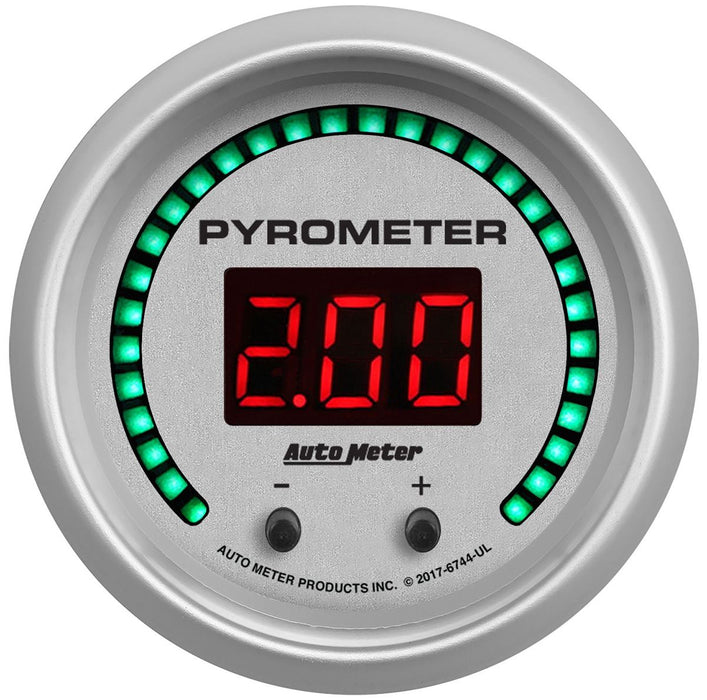 Ultra-Lite Series 2CH Pyrometer (EGT) Gauge AU6744-UL