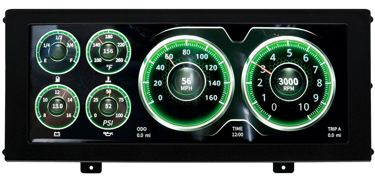 Invision 12.3" HD LCD Digital Display Dash AU7000