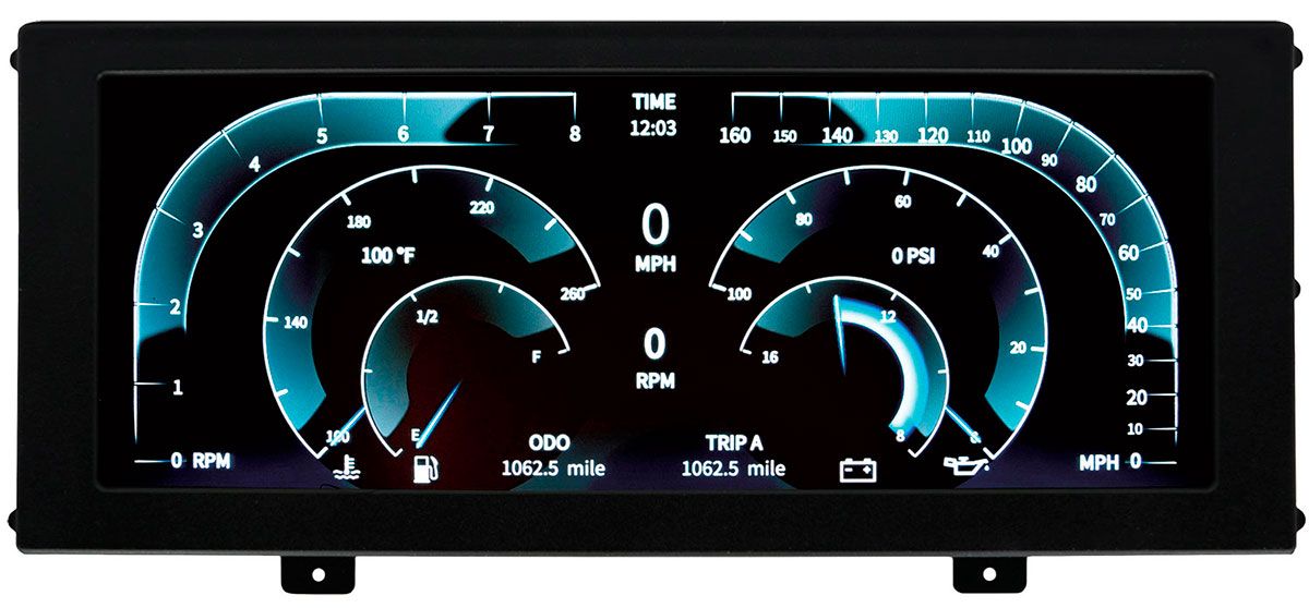 Invision 12.3" HD LCD Digital Display Dash AU7000