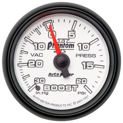 Phantom II Series Boost/Vacuum Gauge AU7507