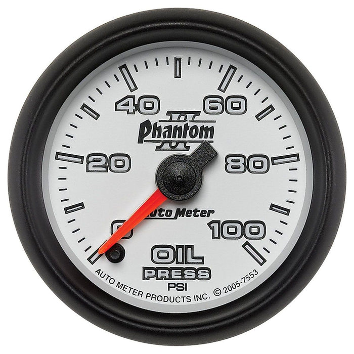 Phantom II Series Oil Pressure Gauge AU7553