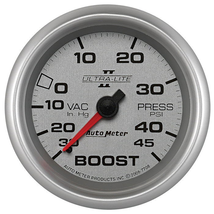 Ultra-Lite II Series Boost/Vacuum Gauge AU7708