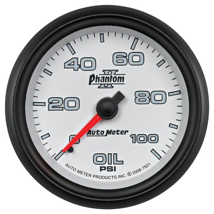 Phantom II Series Oil Pressure Gauge AU7821