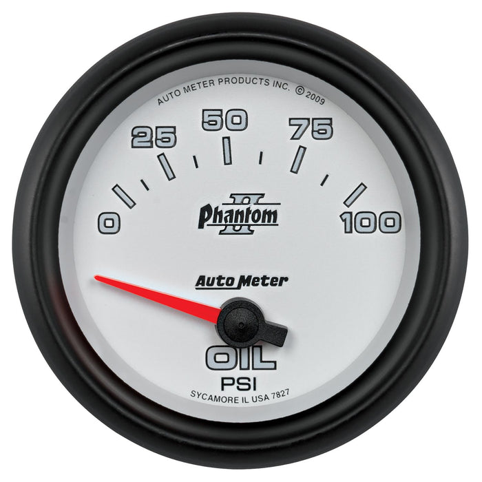 Phantom II Series Oil Pressure Gauge AU7827