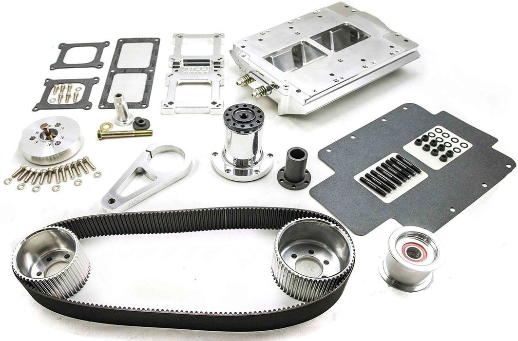 LS Blower Kit Carburetted - Polished Finish B2631