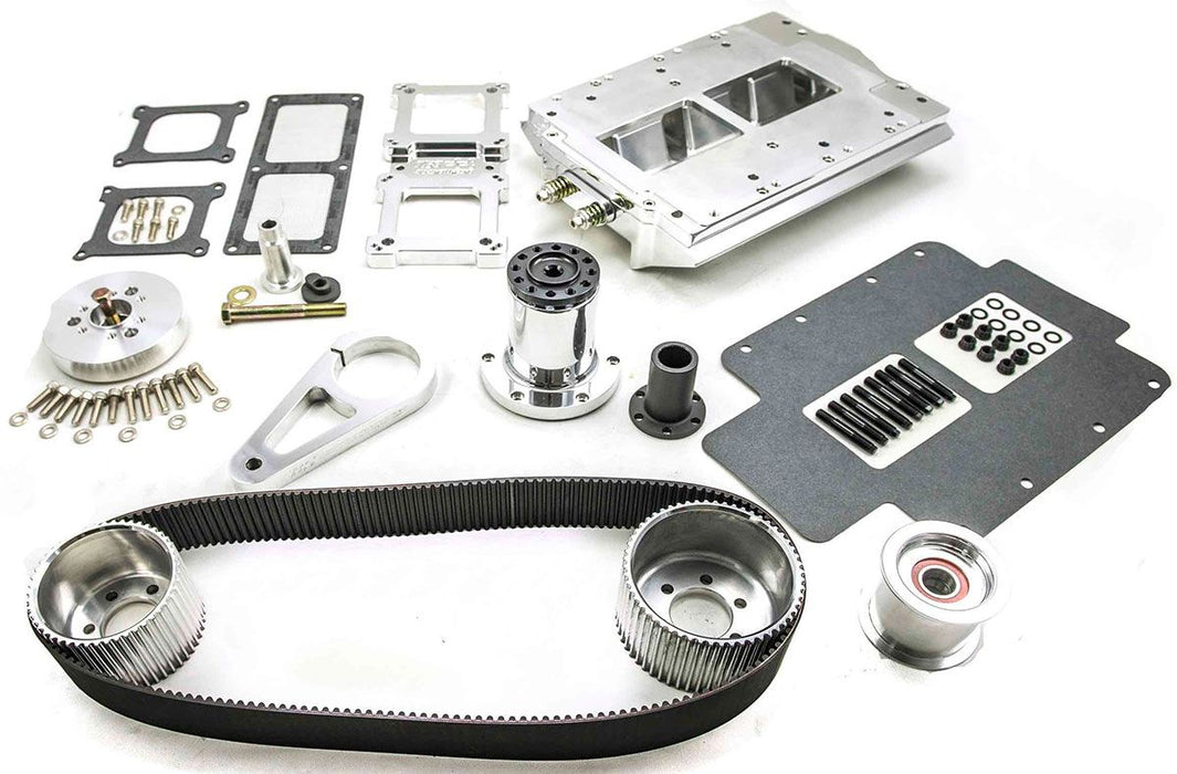 LS Blower Kit Carburetted - Polished Finish B2633