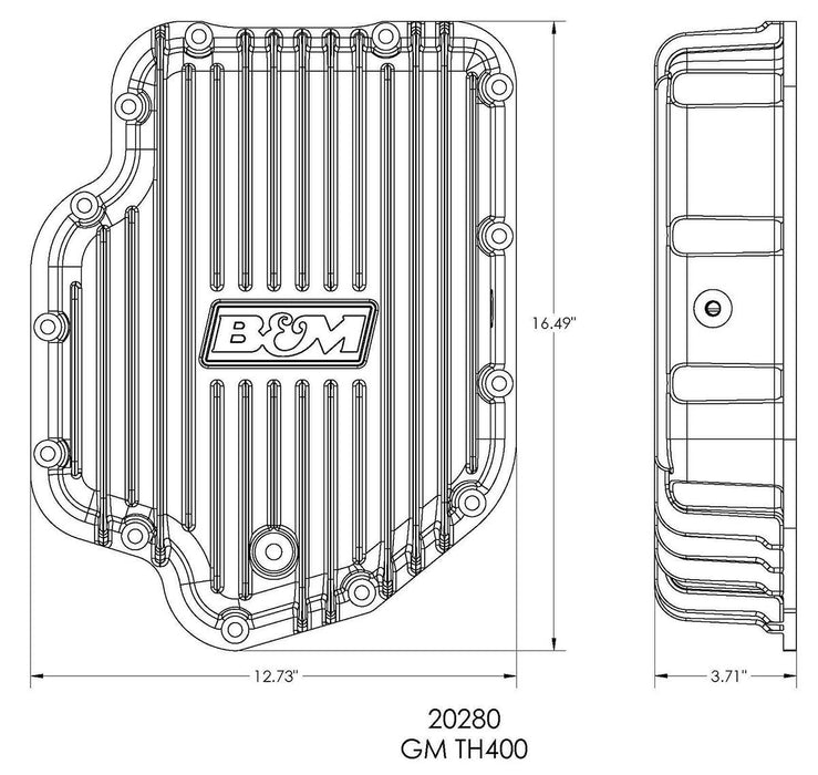 Cast Aluminium Deep Pan BM20280