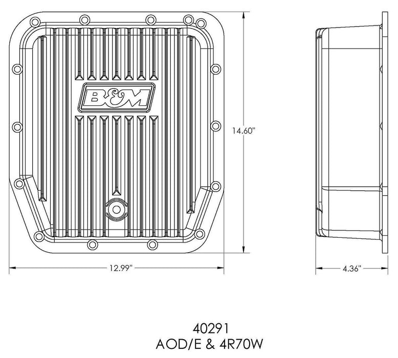 Cast Aluminium Deep Pan BM40291