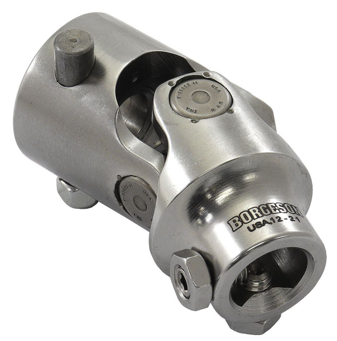 Borgeson Polished Stainless Steel Universal Joint for Holden Torana BOR124979