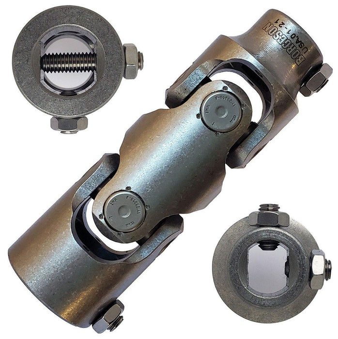 Borgeson Polished Stainless Steel Double Needle Bearing Universal Joint BOR14344