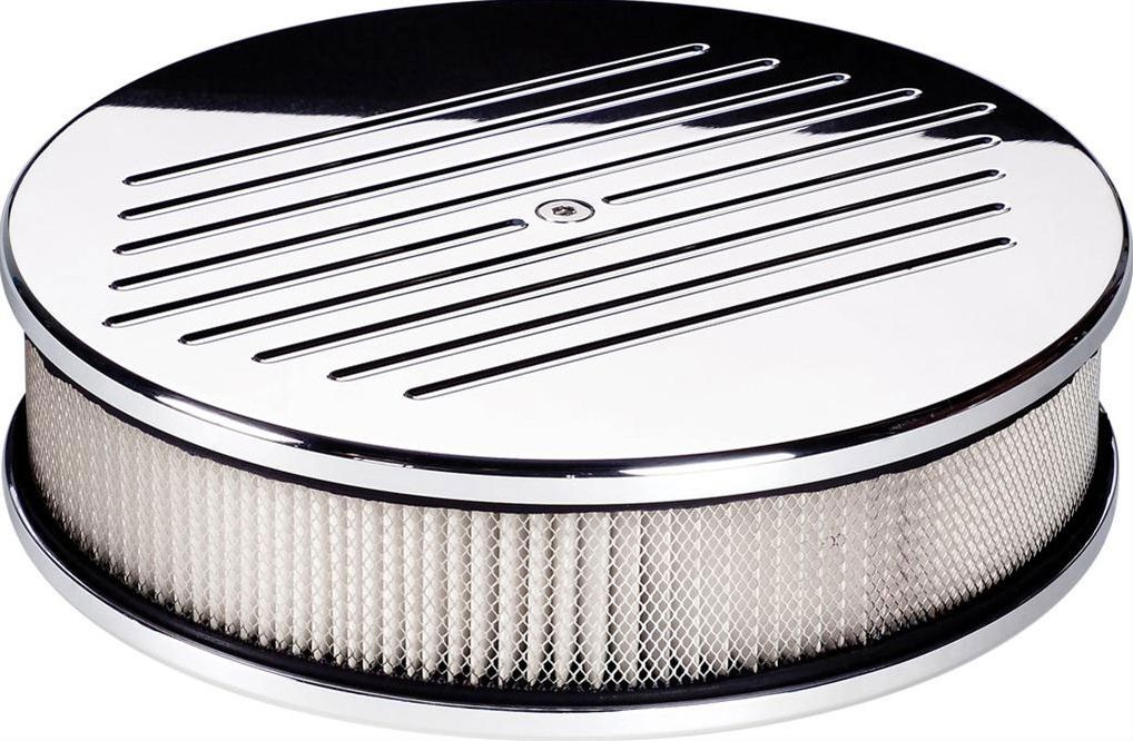 Polished Aluminium Air Cleaner Assembly - Ball Milled BS15220