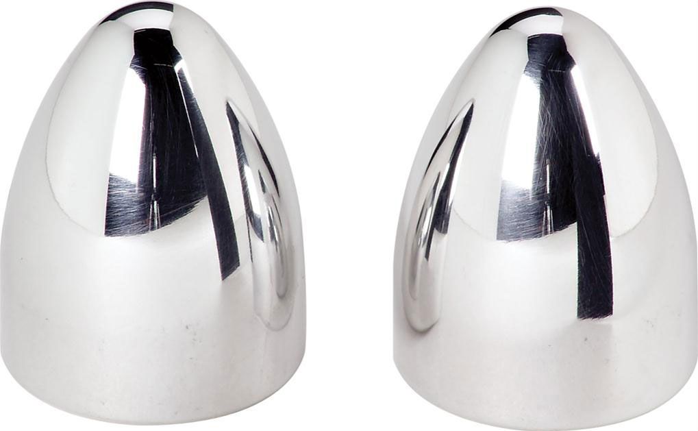 Bullet Style Windscreen Wiper Stem Post Covers - Polished BS248810