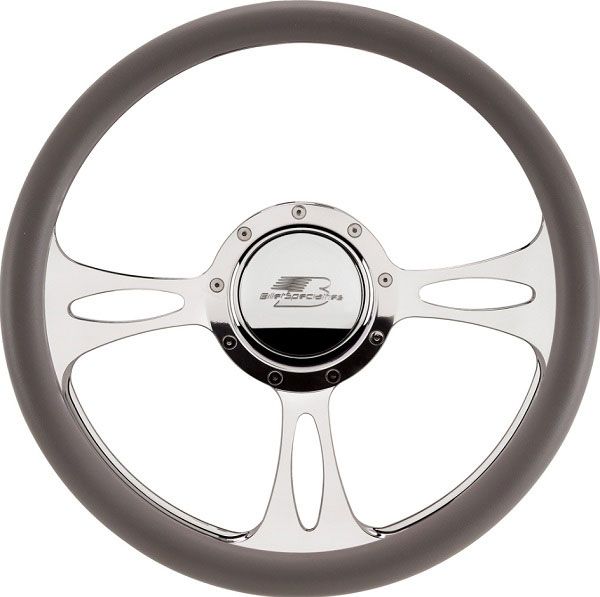 14" Billet "Fastlane" Steering Wheel BS30175